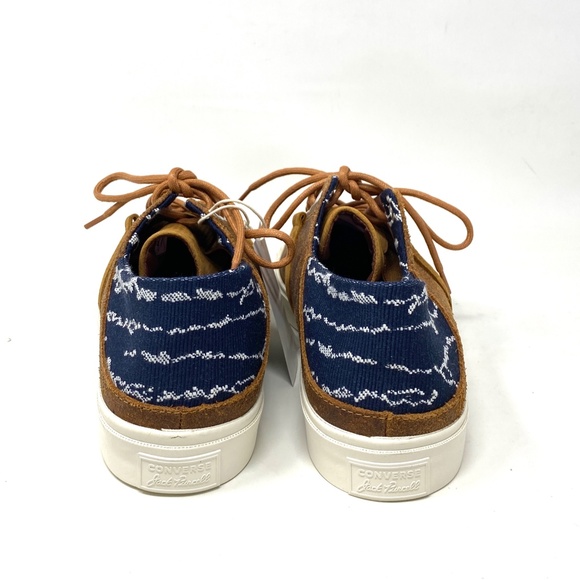 💖MEGA SALE💖Converse Jack Purcell Vantage Crush   Brown Leather Men’s  172932C - Picture 3 of 11